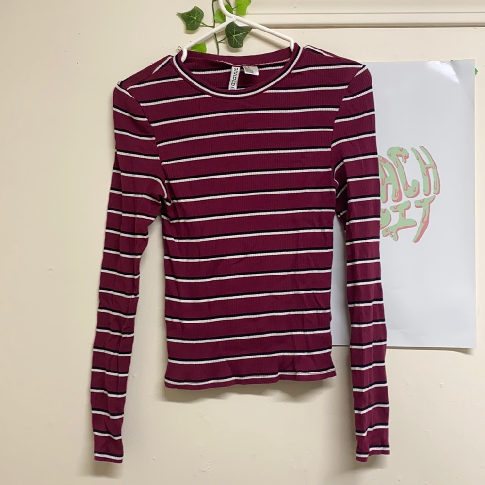 Women’s striped long-sleeve